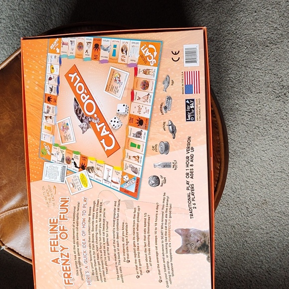 CATOPOLY board game from Late for the Sky.  New in box with cool playing pieces! - Picture 4 of 9